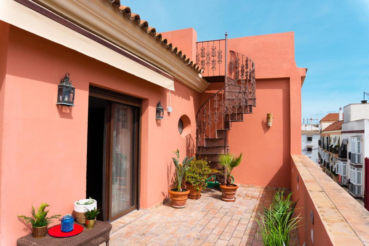 Ferienwohnung Atico Imperial Garaje Gratis Centrico Terraza Aire Acond Solarium 2 Banos Wifi A 1Minuto De La Plaza Cabildo Sanlúcar de Barrameda Exterior foto